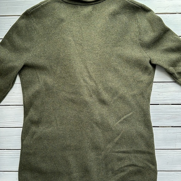 J. Crew Factory Sweater Blazer Moss Green size XXS - Picture 7 of 7